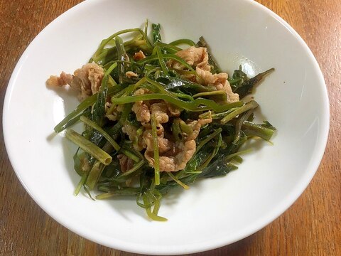 簡単和食 空芯菜の炒め物